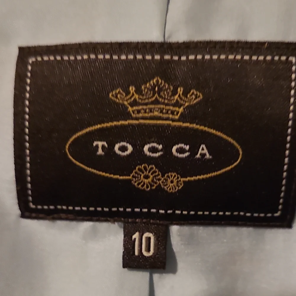 Tocca Light Blue Floral Embroidered Blazer - Picture 2 of 5
